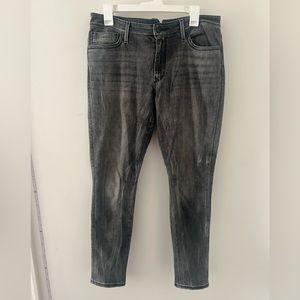 Levi's Acid-Wash Black 711 Skinny Women's Jeans